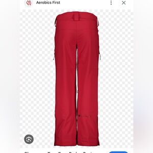 Obermeyer Teen Boys Parker Pant NWT Red Rapid size 10-12